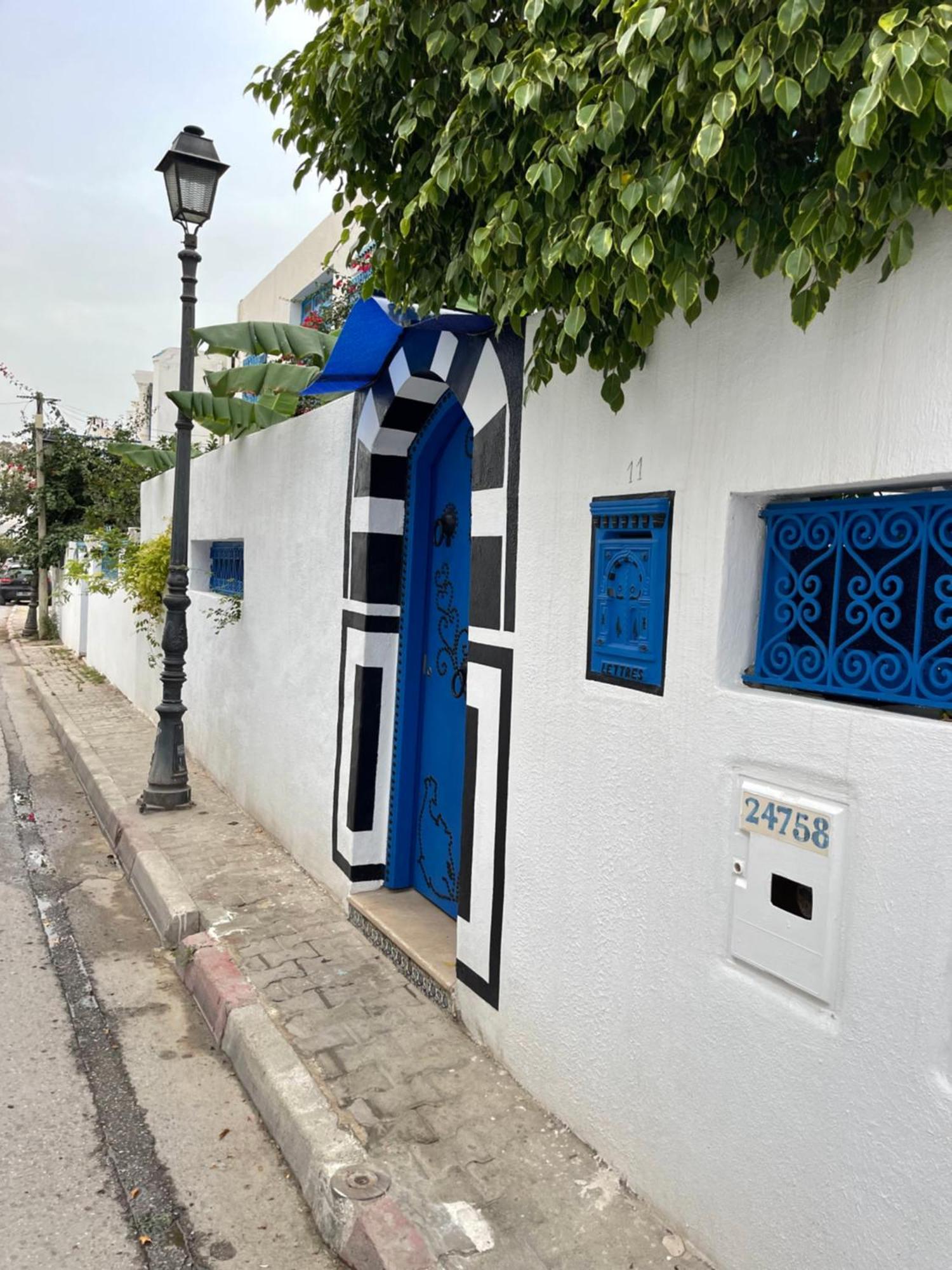 The Blue And White Perle Villa Sidi Bou Said Bagian luar foto